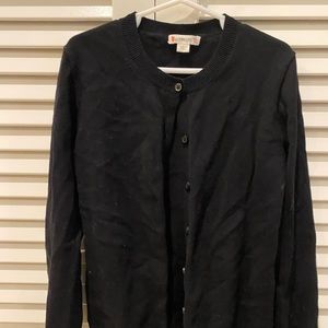 Crewcuts girls black cardigan, size 10
